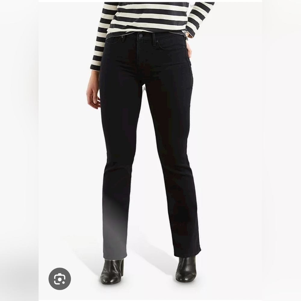 315 Levis Shaping Bootcut jeans black size 28